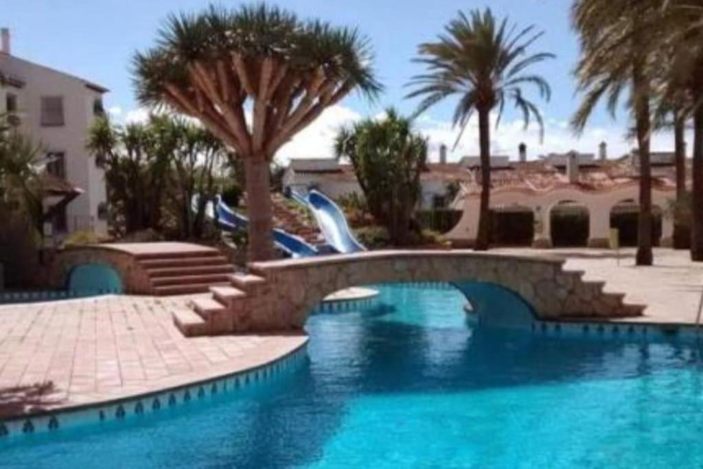 En Denia, Urbanizacion El Palmar Con Piscina, Toboganes Y Chiringuito Lägenhet Exteriör bild