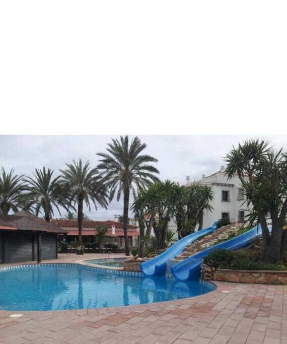 En Denia, Urbanizacion El Palmar Con Piscina, Toboganes Y Chiringuito Lägenhet Exteriör bild